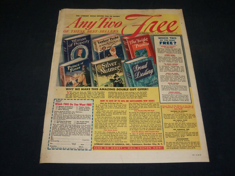 1947 DECEMBER 28 THIS WEEK MAGAZINE SECTION - NORMAN ROCKWELL COVER - NP 2399G