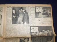 1945 MARCH 29 NEW YORK TIMES - 1ST AND 3D ARMIES DRIVE TOWARD LEIPZIG - NP 6680