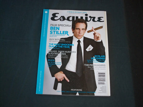 2008 OCTOBER ESQUIRE MAGAZINE - BEN STILLER COVER - BRITISH EDITION - B 5975