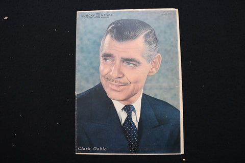 1949 JULY 24 NY SUNDAY NEWS MAGAZINE - CLARK GABLE COVER - E 25570