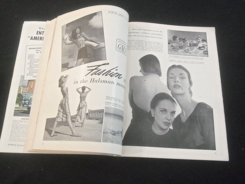 1951 AUGUST U.S. CAMERA MAGAZINE - PHOTOGRAPHING GALS - B 5529Q