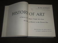 1964 HISTORY OF ART BY H. W. JANSON HARDCOVER BOOK - SIXTH PRINTING - I 1053