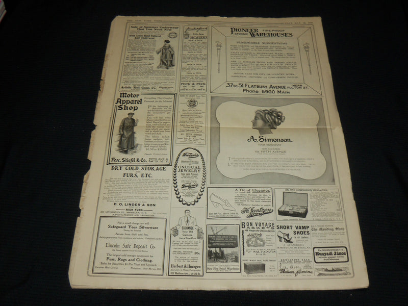 1910 MAY 29 NEW YORK TIMES PICTURE SECTION - JULIA WARD HOWE - NP 5645