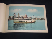 1940'S SOUVENIR VIEWS OF WINDSOR ONTARIO BOOK WITH ENVELOPE - J 8532