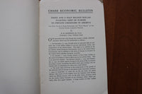 1920 OCTOBER 5 THE CHASE ECONOMIC BULLETIN - VOL 1, NO 1- SOFTCOVER BOOK- K 3183