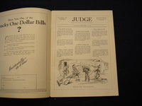 1926 SEPTEMBER 18 JUDGE MAGAZINE - SLOGAN CONTEST WINNERS - VERY DOGGY! - B 435K
