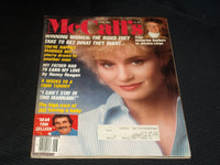 1983 JUNE MCCALL'S MAGAZINE - JESSICA LANGE FRONT COVER - E 588