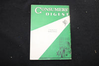 1938 AUGUST CONSUMERS' DIGEST MAGAZINE - MECHANICAL REFRIGERATORS COVER - K 391