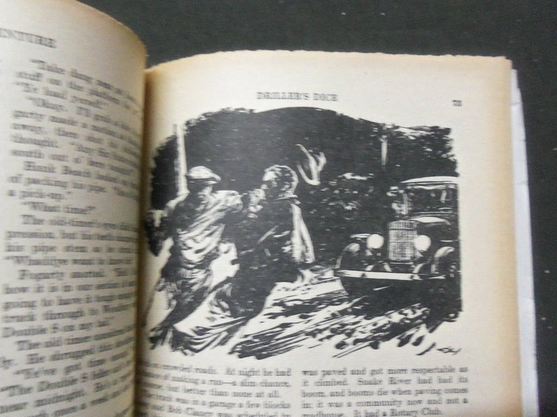 1936 JANUARY ADVENTURE MAGAZINE - SPY NEAR EAST OIL FIELDS - ARED WHTIE - J 5539