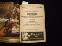 1985 HURLYBURLY PLAYBILL - 5 SIGNATURES - DANNY AIELLO - FRANK LANGELLA - J 8237