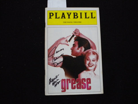 2002 GREASE PLAYBILL - 23 SIGNATURES - J 8267