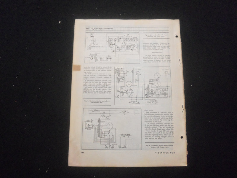 1937 APRIL SERVICE MAGAZINE - MONTHLY DIGEST OF RADIO & ALLIED MAINT. - B 433C