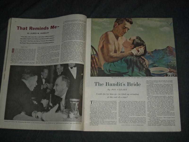 1954 MAY 15 THE SATURDAY EVENING POST MAGAZINE - ILLUSTRATED COVER - SP 2480F
