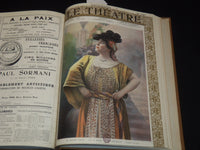 1905 JULY-DECEMBER LE THEATRE MAGAZINE BOUND VOLUME - 12 ISSUES - KD 2278K