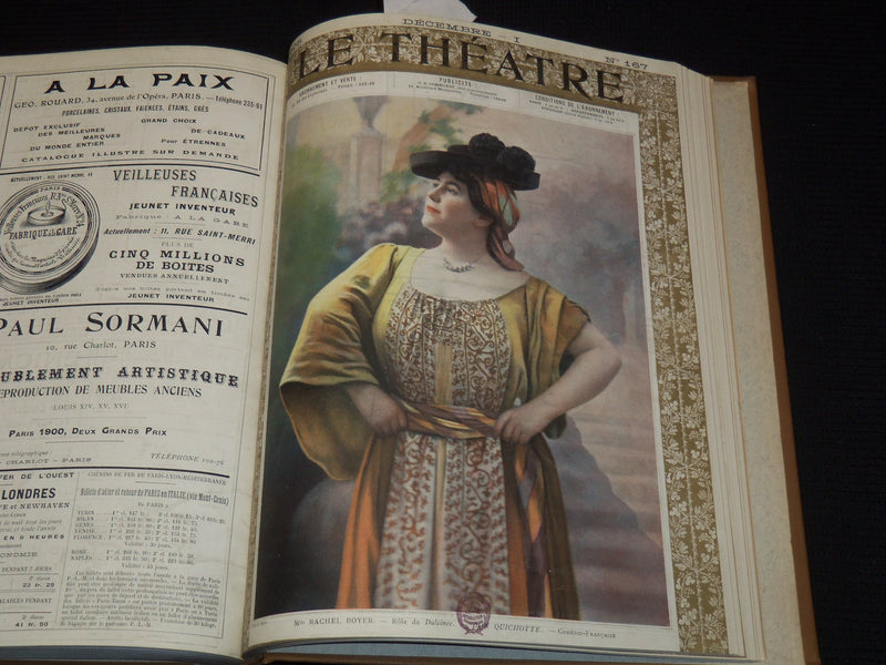 1905 JULY-DECEMBER LE THEATRE MAGAZINE BOUND VOLUME - 12 ISSUES - KD 2278K