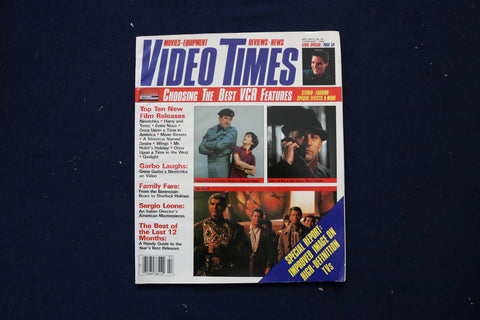 1985 FEBRUARY VIDEO TIMES MAGAZINE - ROBERT DENIRO COVER - E 18986