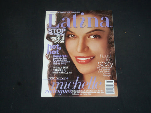 2004 JUNE LATINA MAGAZINE - MICHELLE RODRIGUEZ - SP 7453