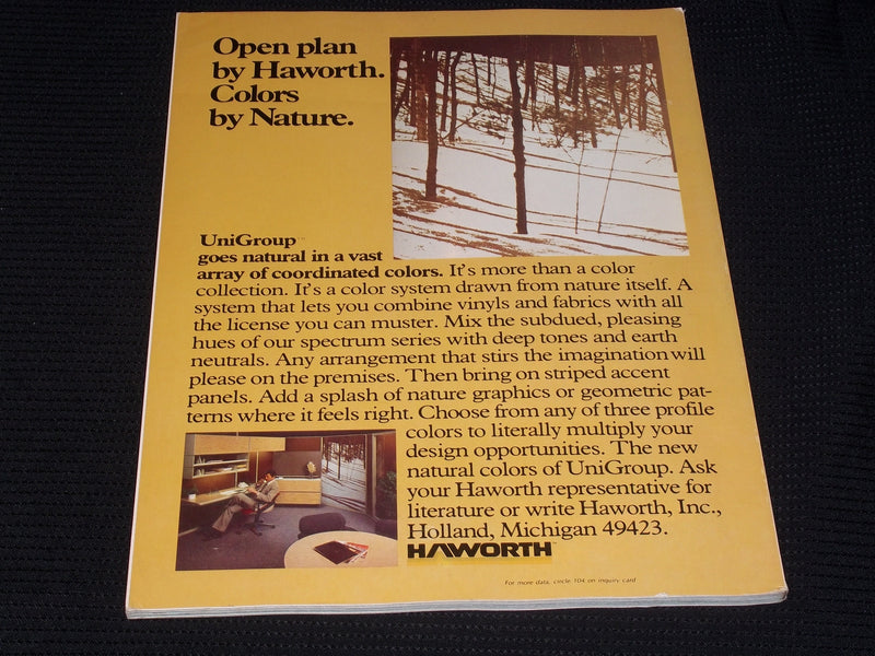 1977 AUGUST ARCHITECTURAL RECORD MAGAZINE - IBM SANTA TERESA COVER - E 4160