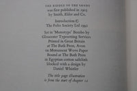 1992 THE RIDDLE OF THE SANDS HARDCOVER BOOK BY ERSKINE CHILDERS - KD 9671