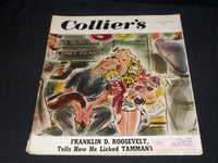 1949 AUGUST 6 COLLIER'S MAGAZINE NICE FRONT COVER & ADS - E 4355