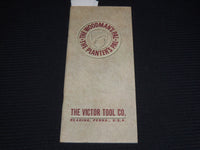 1944 THE VICTOR TOOL COMPANY MANUAL - WOODMAN - READING, PENNSYLVANIA - K 169