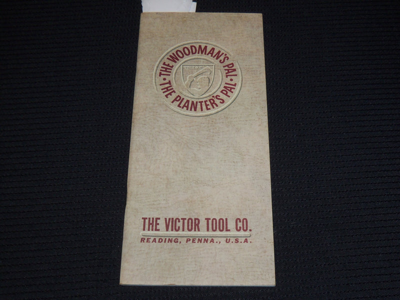 1944 THE VICTOR TOOL COMPANY MANUAL - WOODMAN - READING, PENNSYLVANIA - K 169