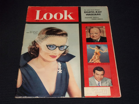 1951 JULY 3 LOOK MAGAZINE - GENE TIERNEY FRONT COVER - E 20453
