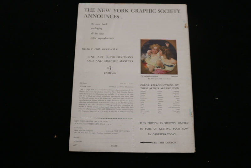1946 JUNE ART NEWS MAGAZINE - VAN GOGH SELF PORTRAIT COVER - SP 5423C