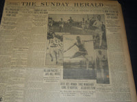 1908 MAY 10 THE BOSTON HERALD - ATHLETES STRIVING FOR HONORS IN STADIUM - BH 67