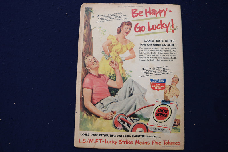 1951 JUL 22 SUNDAY NEWS PICTURE NEWSPAPER - MONICA LEWIS-CHAFFEE-KINER - E 22765
