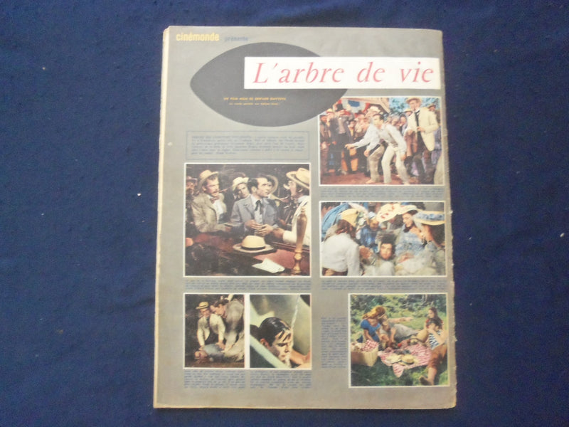 1957 DEC 12 CINEMONDE MAGAZINE- ZIZI JEANMAIRE COVER - FRENCH EDITION - SP 4868M
