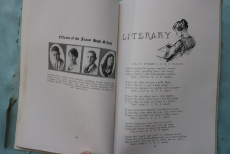 1917 ELESENES - LEWISTON STATE NORMAL HIGH SCHOOL YEARBOOK - K 2581