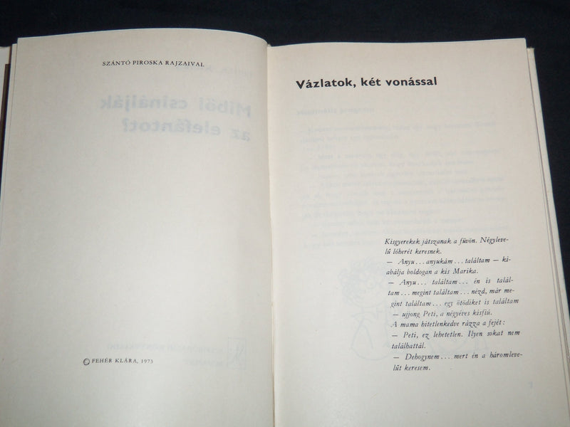 1973 MIBOL CSINALJAK AZ ELEFANTOT HARDCOVER BOOK BY FEHER KLARA- KD 4670V