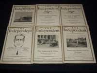 1927 THE INDEPENDENT WEEKLY MAGAZINE LOT OF 42 ISSUES - ARTICLES & ADS - WR 708