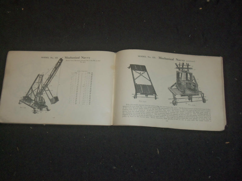 1914 MECCANO MODELS INSTRUCTIONS CATALOG - J 6389