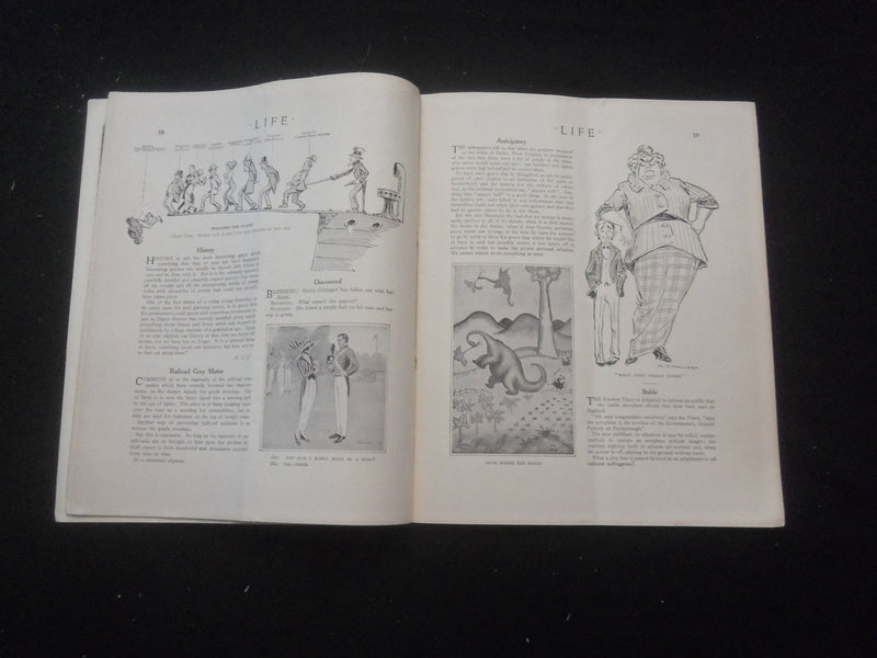1914 JULY 9 LIFE MAGAZINE - COCA-COLA AD ON BACK COVER - L 759O