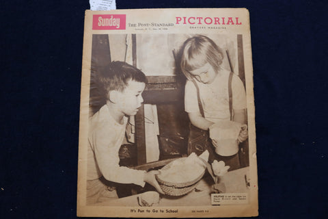 1958 MAY 18 POST-STANDARD PICTORIAL GRAVURE MAGAZINE - SYRACUSE, NY - E 23342