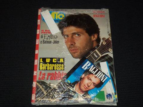 1989 NOVEMBER TUTTO ITALIAN MAGAZINE - LUCA BARBAROSSA COVER - E 15543