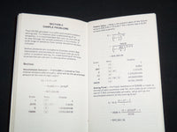 1974 TEXAS INSTRUMENTS SLIDE RULE CALCULATOR SR-50 USER GUIDE - J 9075