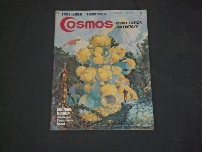 1977 MAY COSMOS MAGAZINE - VOL. 1, NO. 1 - SCIENCE FICTION & FANTASY - B 4973