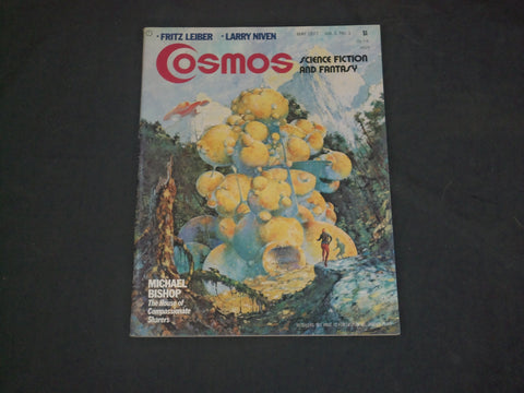 1977 MAY COSMOS MAGAZINE - VOL. 1, NO. 1 - SCIENCE FICTION & FANTASY - B 4973