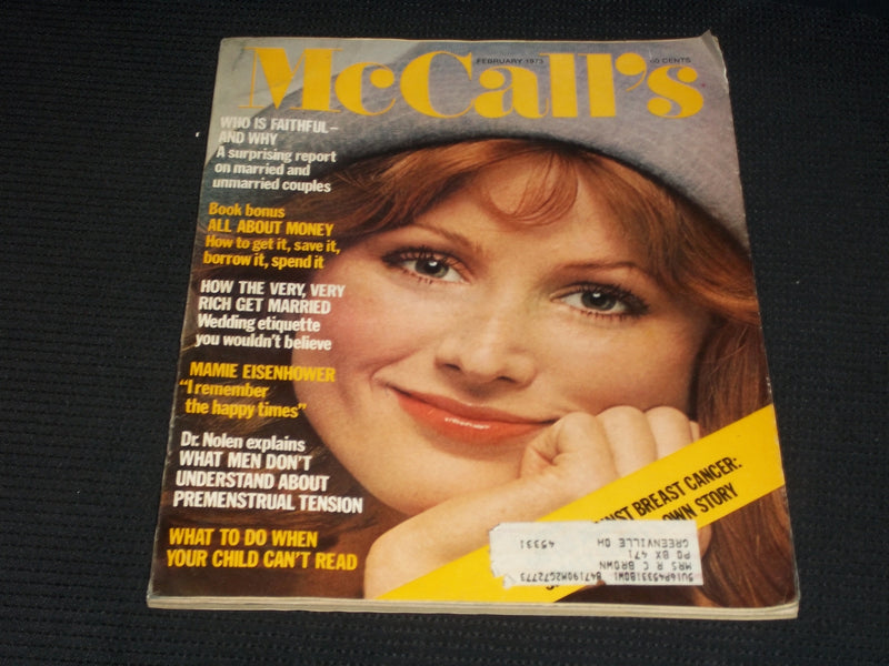 1973 FEBRUARY MCCALL'S MAGAZINE - NICE FASHION FRONT COVER - E 693