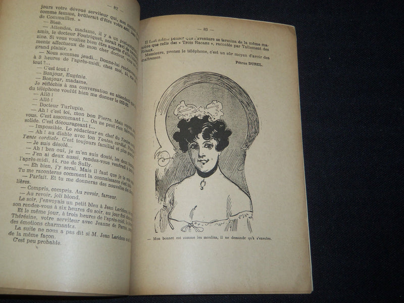 1907 ALMANACH DU FIN DE SIECLE BOOK - FRENCH - NICE ILLUSTRATIONS - J 5478