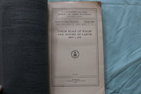 1916 UNION SCALE OF WAGES AND HOUR OF LABOR 1915 - SOFTCOVER BOOK - K 3261