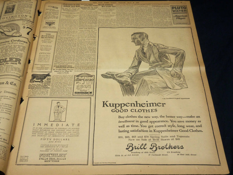 1921 MAY 6 NEW YORK TIMES NEWSPAPER - ULTIMATUM PRESENTED TO GERMANY - NT 7842