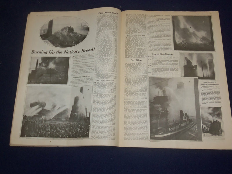 1918 JANUARY 19 COLLIER'S MAGAZINE - IN THE HEART OF GERMAN INTRIGUE - ST 6724