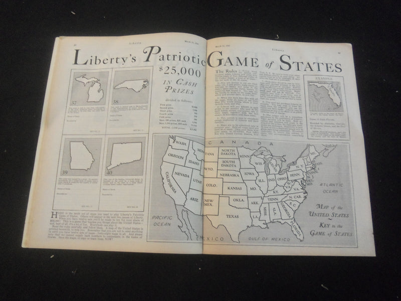 1931 MARCH 21 LIBERTY MAGAZINE - ONE OF THE GIRLS - SP 5190D