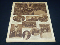 1922 NOVEMBER 19 NEW YORK TIMES PICTURE SECTION - WILSON - RUTH - NT 8859