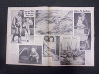 1944 MAY 13 NEW YORK DAILY MIRROR - ITALY DRIVE WINS FIRST OBJECTIVES - NP 2205