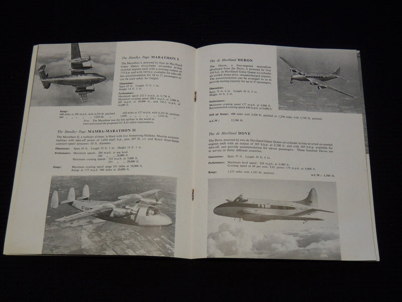 1951 BRITISH AIRCRAFT A PICTORIAL SURVEY BOOK - J 8003